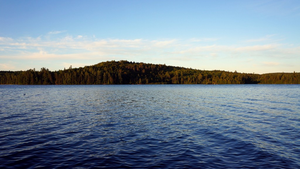 View on Big Crow Lake from the Ranger Cabin