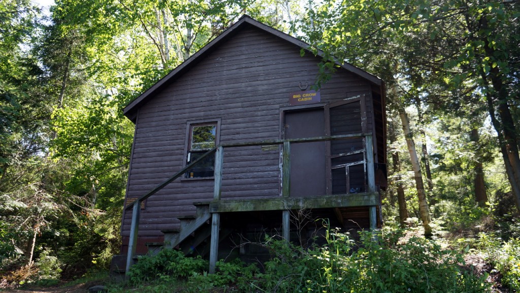 Ranger Cabin on Big Crow Lake: Home for the next two nights